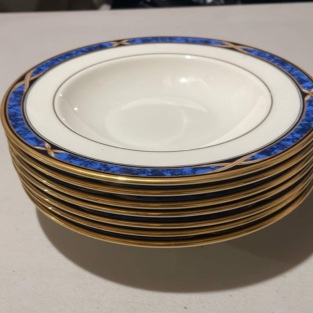 Lennox Mountain View, Fine China Bowls. Set of seven.